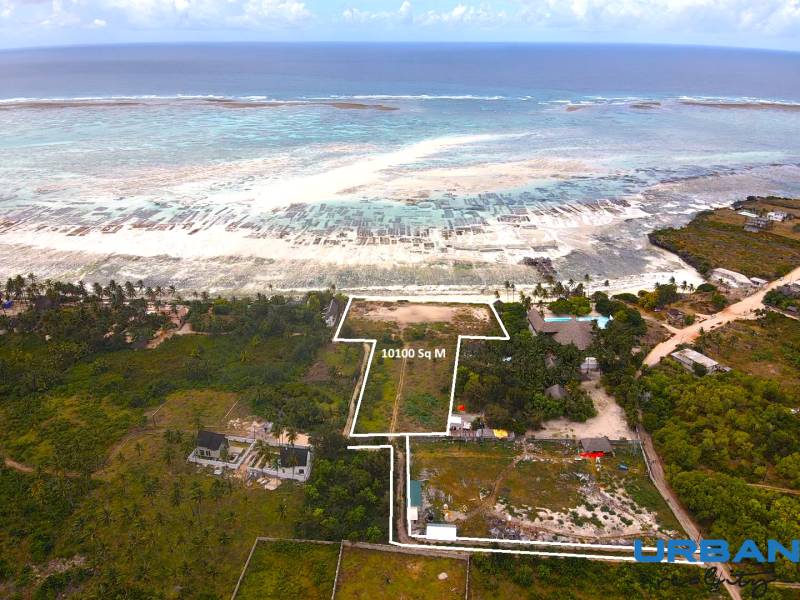 PRIME OCEANFRONT COMMERCIAL LAND FOR SALE - JAMBIANI, ZANZIBAR SOUTH